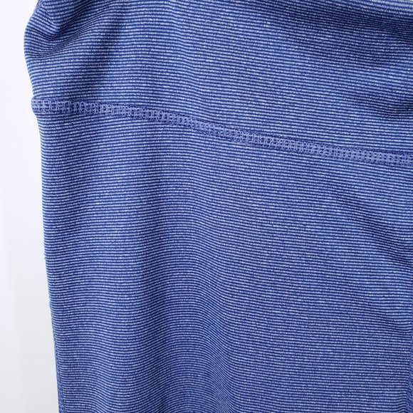 Marika Sport Capri Leggings Women's Size L 12-14 Blue Stripe - Picture 7 of 8